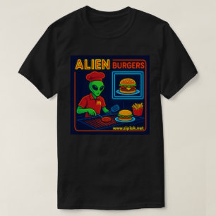 Burger Aliens - T-Shirt