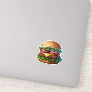 Burger Aufkleber