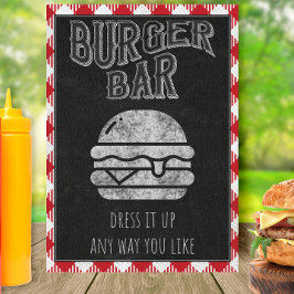 Burger Bar I GRILLEN signieren Poster