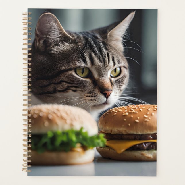 Burger Buddy-cat art Planer (Vorderseite)