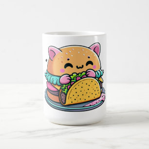 Burger Cat Taco - Niedlich, Whimsical, Funny, Food Kaffeetasse
