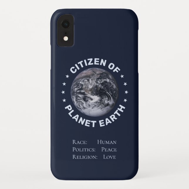 Bürger des iPhone-Falls Planet Earth Case-Mate iPhone Hülle (Rückseite)