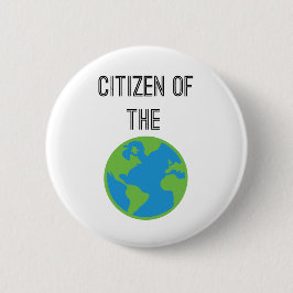 Bürger des Weltknopfes Button