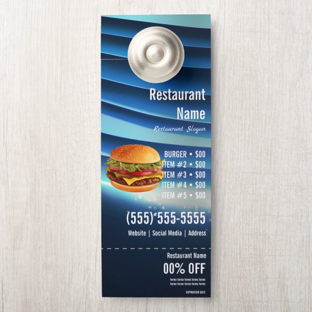 Burger Door Hanger Türanhänger (Auf Knauf)