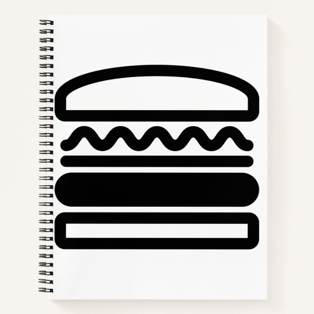 Burger Dreams Notizbuch (Vorderseite)