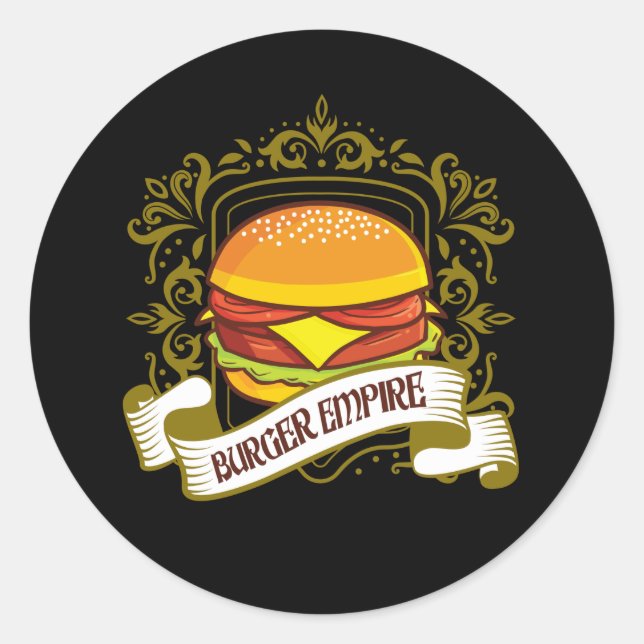 Burger Empire Stickers & Labels (Vorderseite)