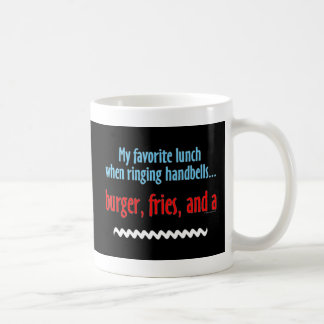 Burger, Fischrogen und eine Erschütterung Kaffeetasse