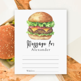 Burger GRILLEN Time Capsule Message