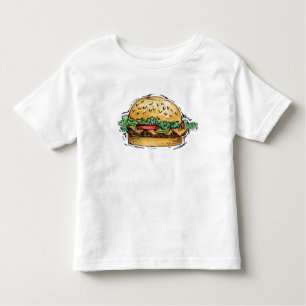 Burger - Kleinkind-T - Shirt