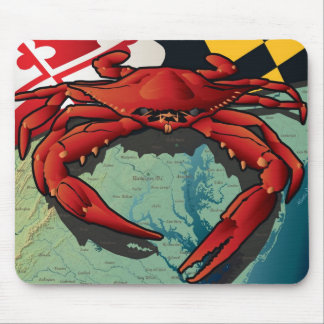 Bürger-Krabbe von Maryland Mousepad
