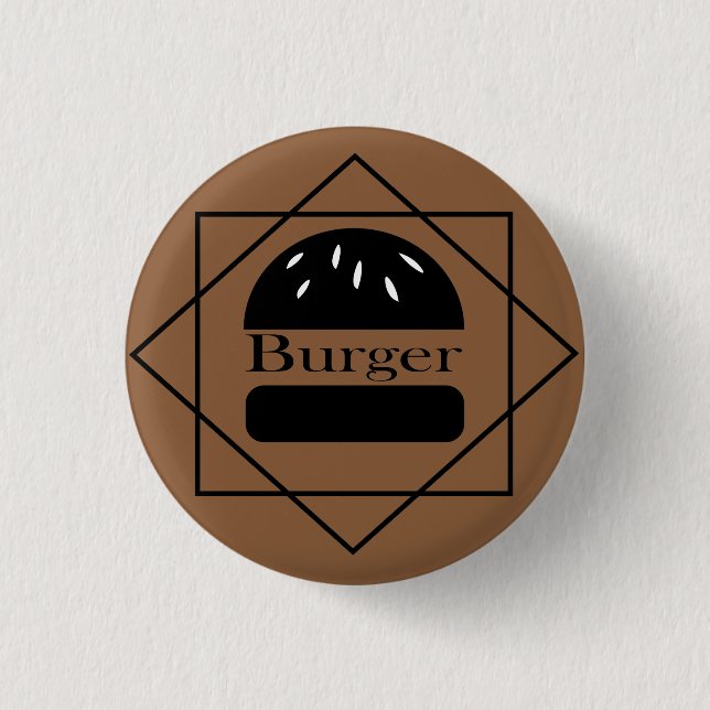 Burger lover button (Vorderseite)
