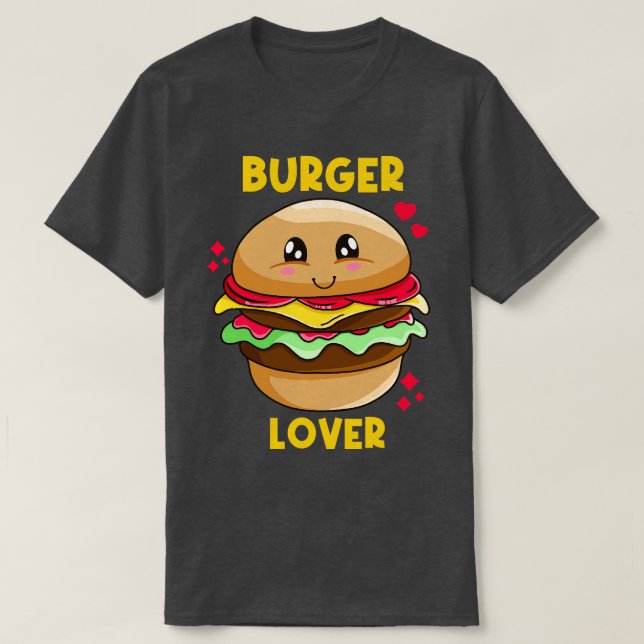 Burger Lover  T-Shirt (Design vorne)