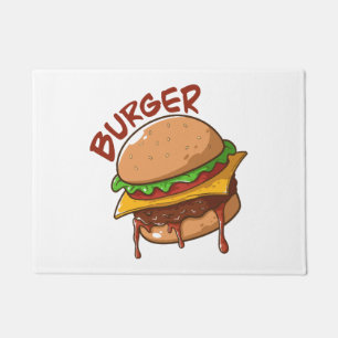 Burger Lovers Fußmatte