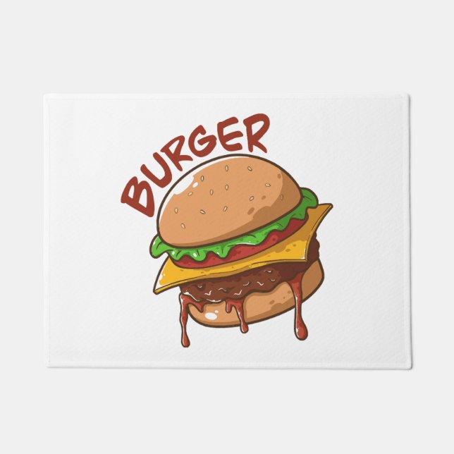 Burger Lovers Fußmatte (Vorderseite)