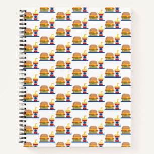 Burger Meal Notizbuch