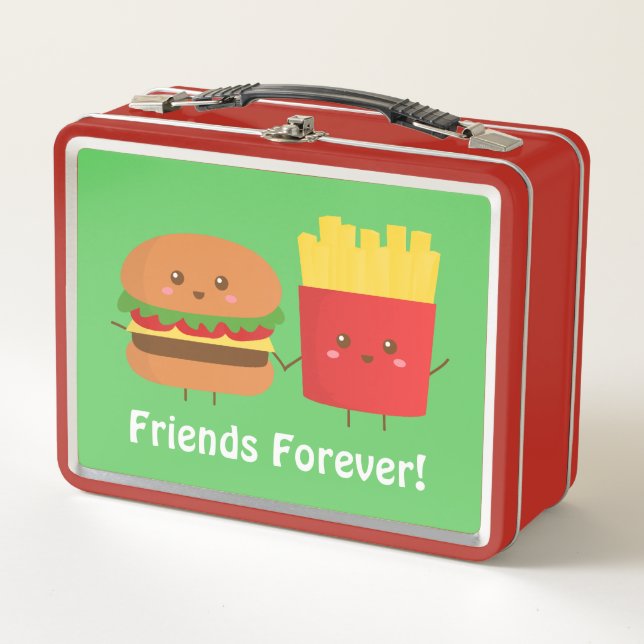 Burger mignon et Fries Amis Forever Lunch Box (Devant)
