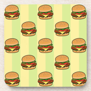 Burger Pattern Untersetzer