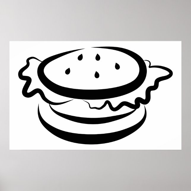 Burger Poster (Vorne)