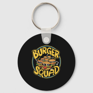Burger Squad Funny Cheeseburger Lover Food Hamburg Schlüsselanhänger