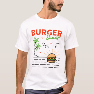 Burger Sunset T-Shirt