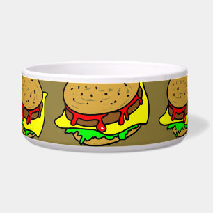 Burger-Tapete Napf