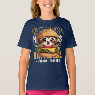 Burger und Slothes machen mich glücklich T-Shirt