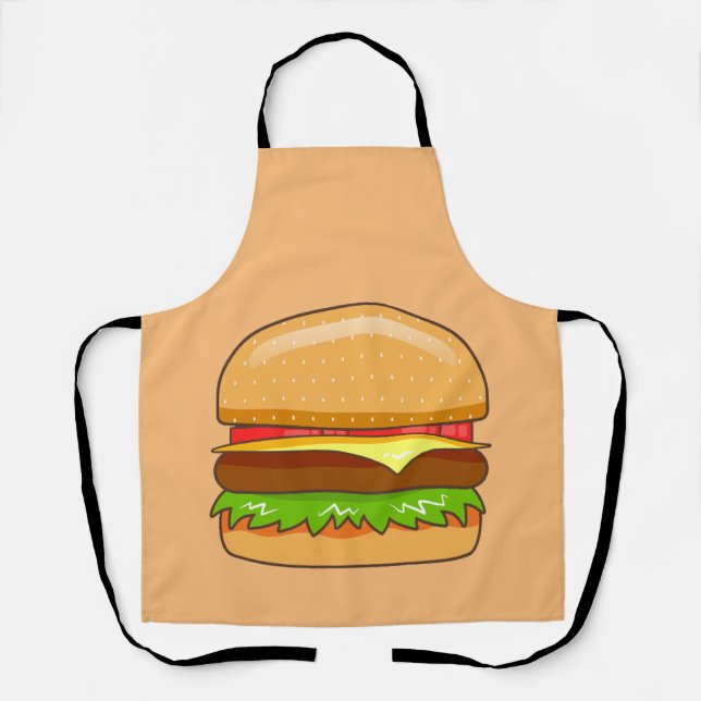 Burger-Vektorillustration Schürze (Vorderseite)