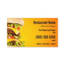 Burger-Visitenkarte