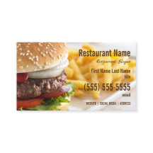 Burger-Visitenkarte