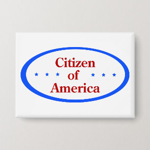 Bürger von Amerika Button