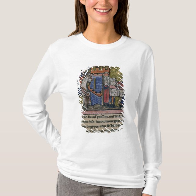Bürger von Edessa zahlen Ehrerbietung zu Baldwin T-Shirt (Vorderseite)