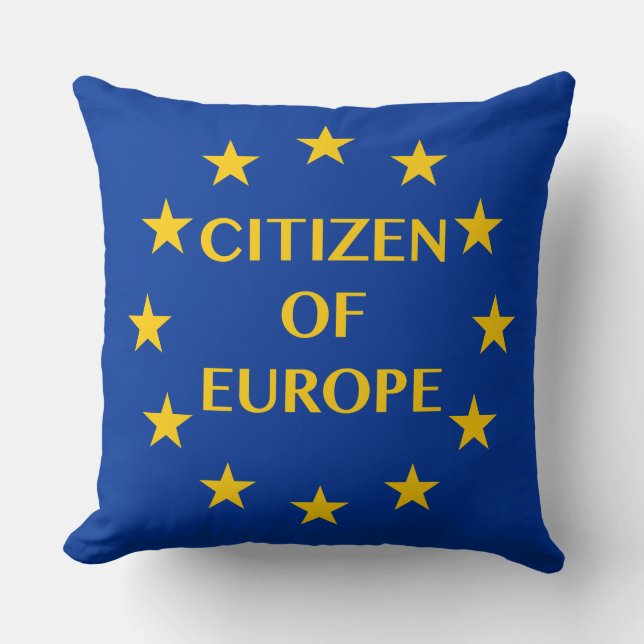 Bürger von Europa-Kissen Kissen (Vorderseite)