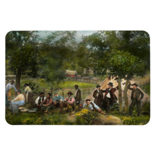 Bürgerkrieg - Gettysburg-Lager von Captain Huft 18 Magnet