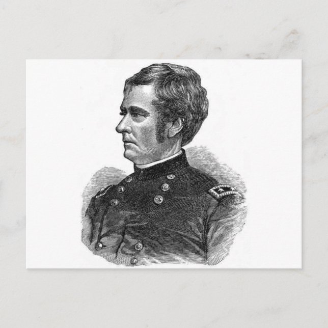 Bürgerkriegsgeneral Postkarte (Vorderseite)