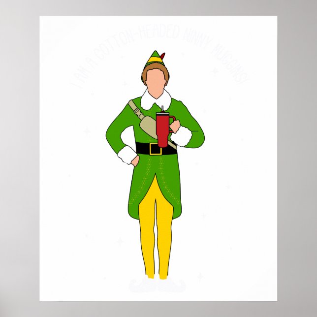 bürgerliche Elf Weihnachten Poster (Vorne)