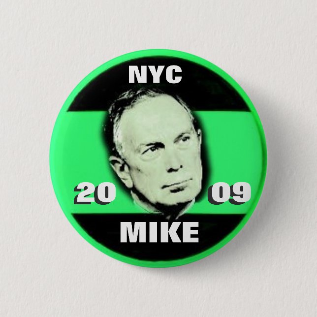 Bürgermeister 2009 Bloomberg Pin Button (Vorderseite)