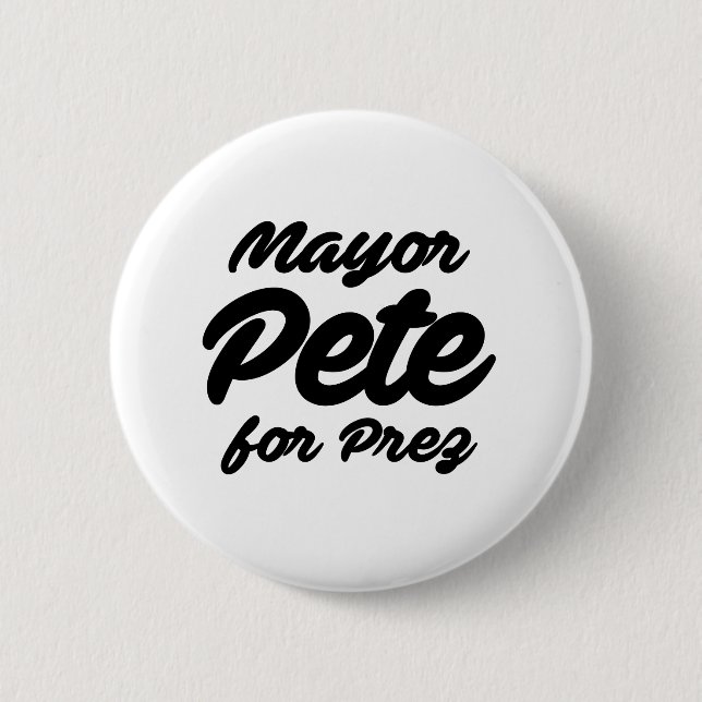 Bürgermeister Pete für Prez Button (Vorderseite)