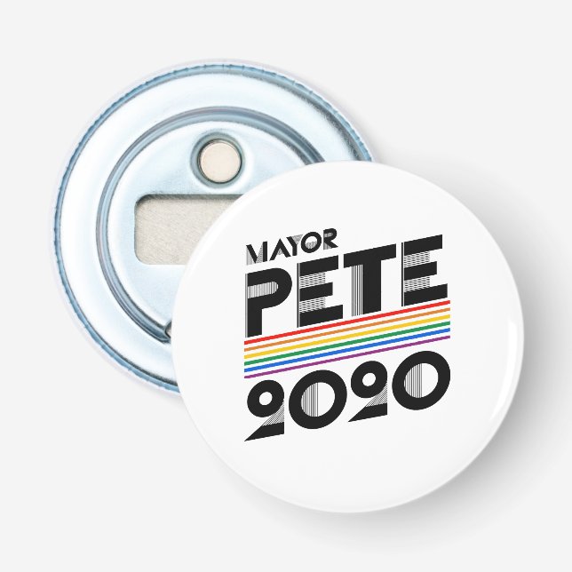 Bürgermeister Pete Pride 2020 Flaschenöffner (Vorderseite)