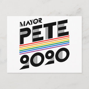 Bürgermeister Pete Pride 2020 Postkarte