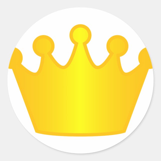 Bürgermeister von ... runder aufkleber (Vorderseite)