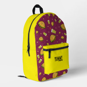Burgermuster Bedruckter Rucksack