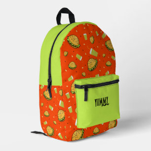 Burgermuster Bedruckter Rucksack