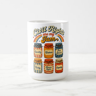 Bürgerrechte sind mein Ding Vintage Retro Kaffeetasse