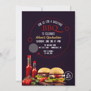 Burgers BBQ-Einladung Einladung