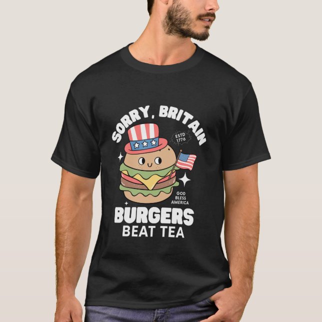 Burgers Beat Tee (Vorderseite)