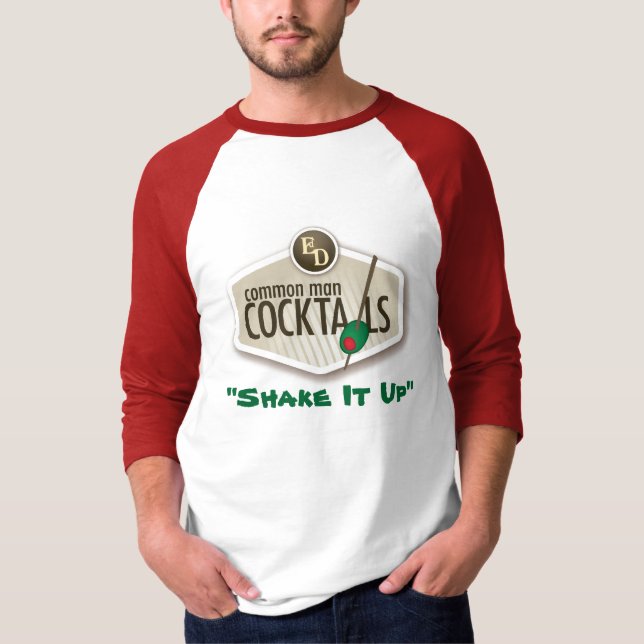 Bürgers-Cocktails "Erschütterung es oben " T-Shirt (Vorderseite)