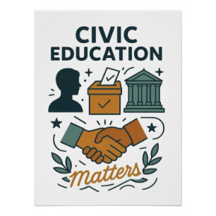 Bürgerschaftliche Bildung zählt  Poster