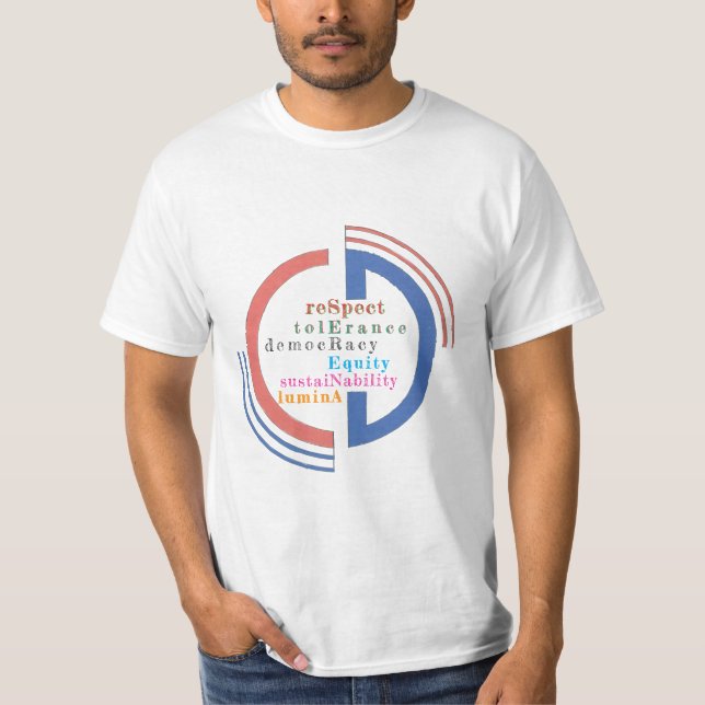„Bürgerworte“ Typography T-Shirt (Vorderseite)