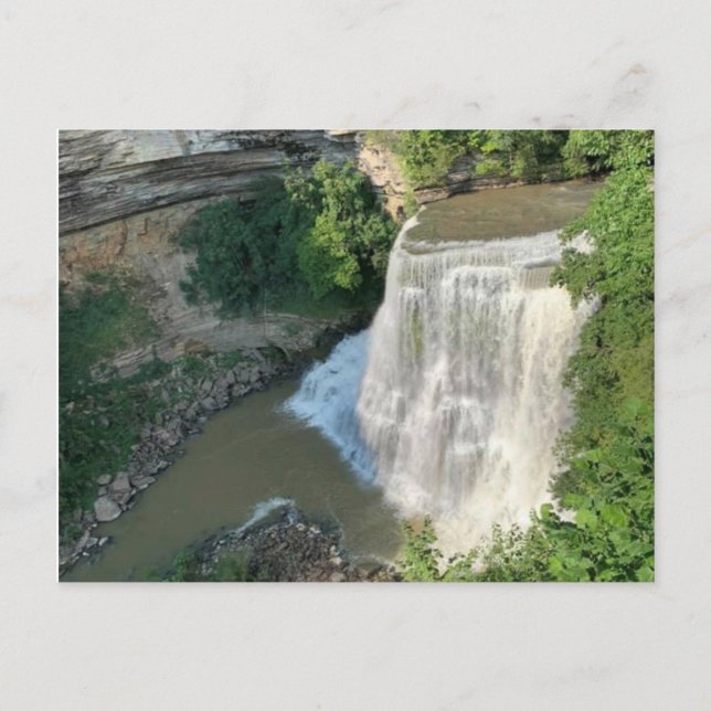 Burgess Falls Postcard Postkarte (Vorderseite)
