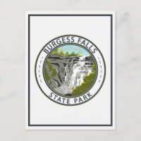 Burgess Falls Staat Park Tennessee Abzeichen
